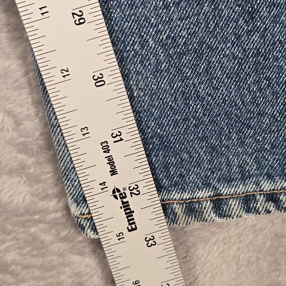 Vintage Levi's 550 Relaxed Fit Men's Jeans 32x34 Grunge Y2K Light Blue 1998 - Picture 8 of 13